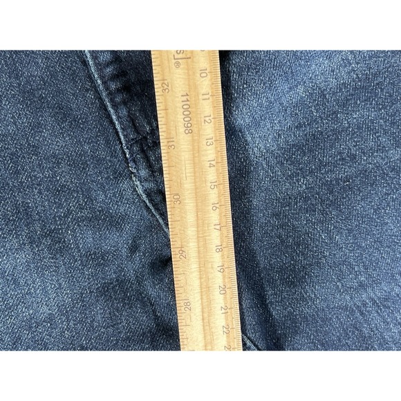 Lacoste Jeans Straight Fit‎ Dark Wash Stretch Waist Womens Size 42x30 - Picture 7 of 12